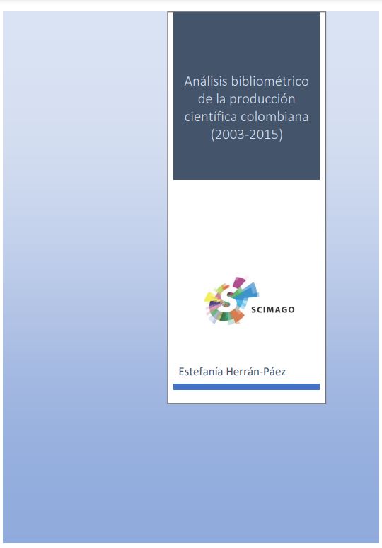 Análisis bibliométrico de la producción científica colombiana (2003-2015)