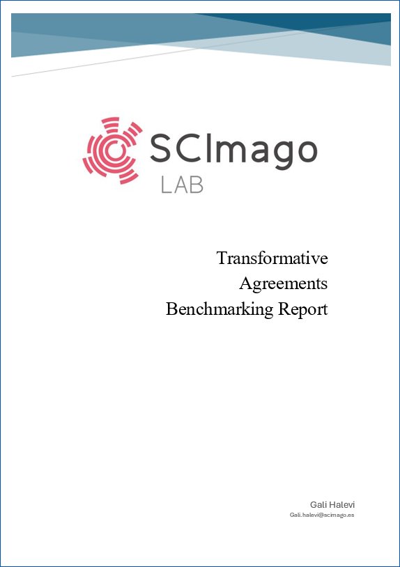 Transformative Agreements. Benchmarking Report