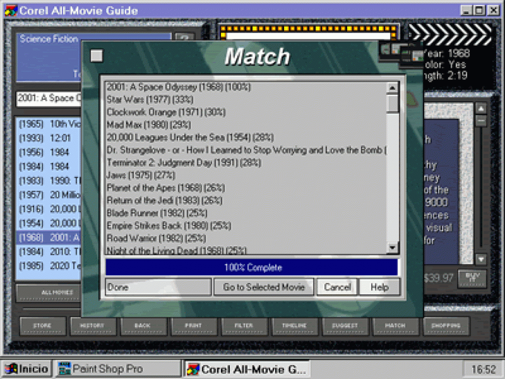 Función match