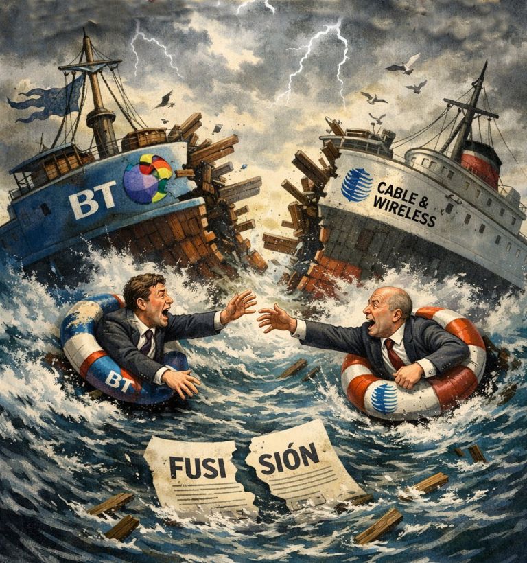 Foto nota Fracasa la fusión entre BT y Cable & Wireless