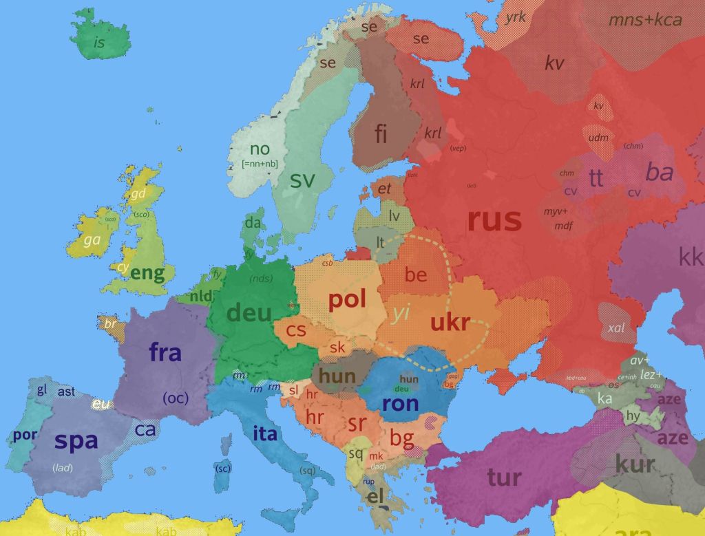 Mapa varios paises