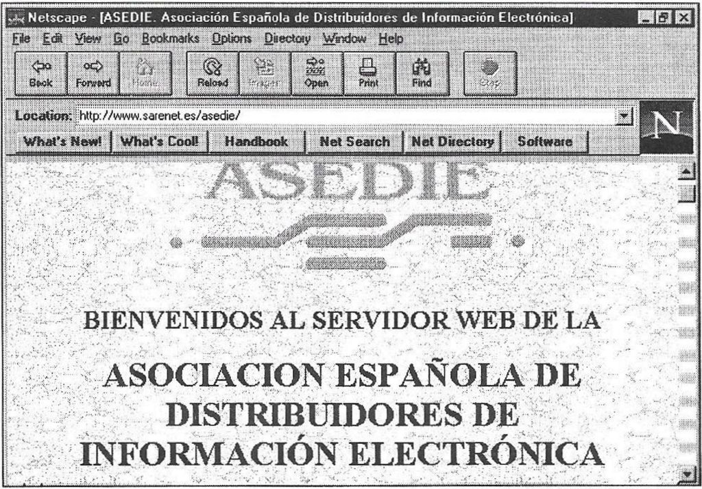 La web de ASEDIE