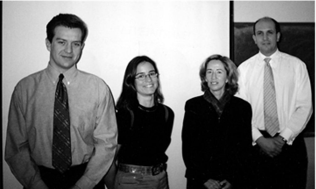 De izquierda a derecha: Ben Owen, Mercè Alba Navarro, Francisca García-Sicilia Montero, y Russell Ward.